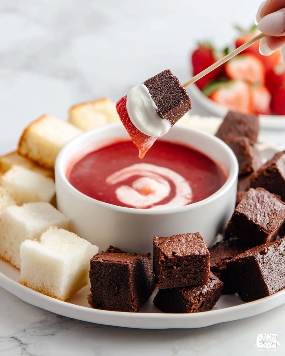 Easy Strawberry Fondue Recipe