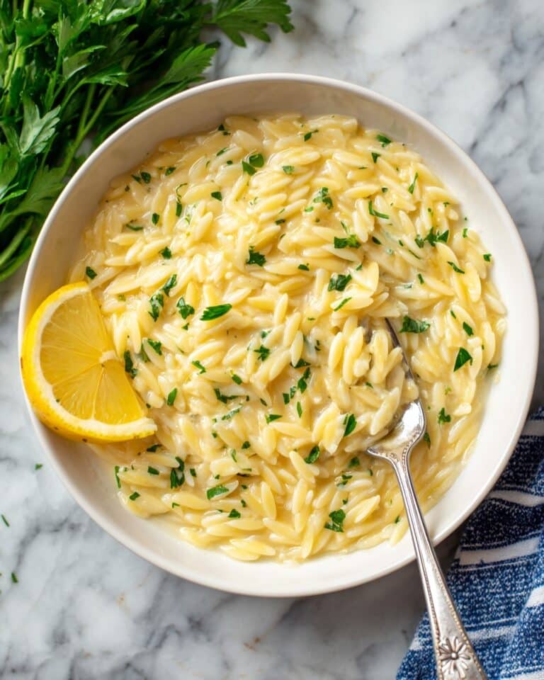 One Pot Lemon Orzo Pasta Recipe