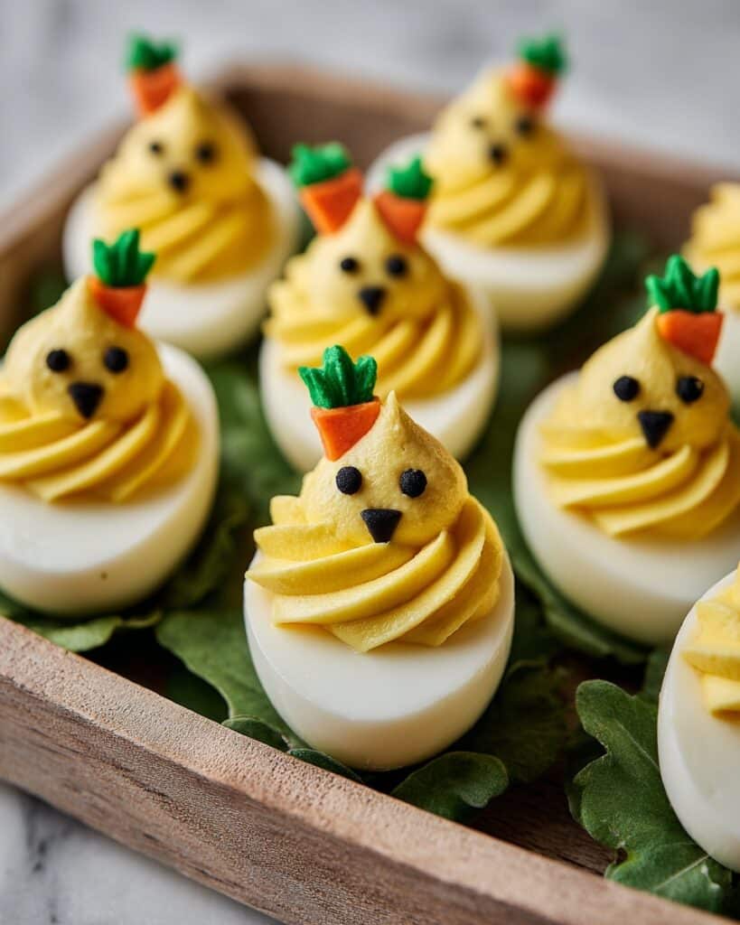 Blissful Deviled Egg Chicks Recipe