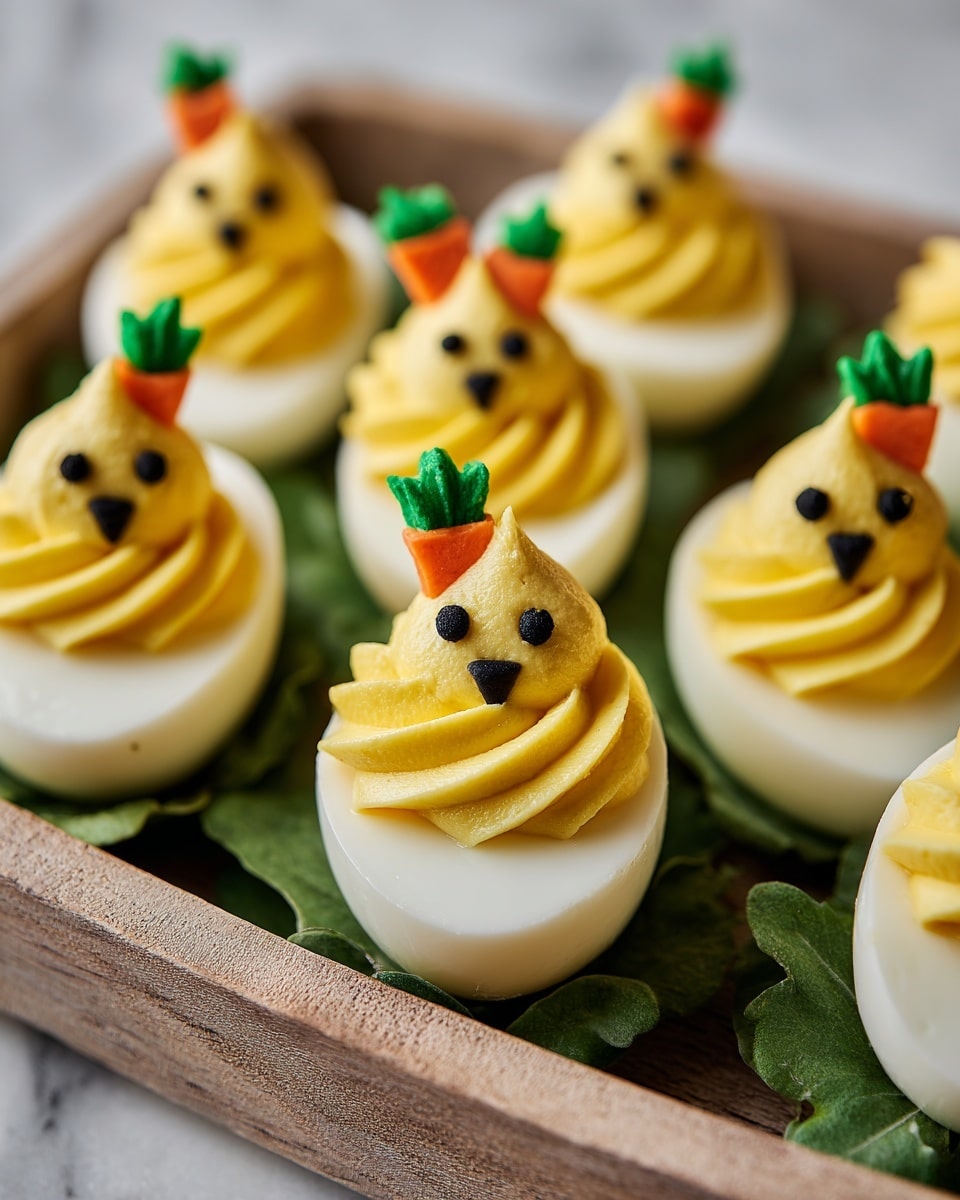 Blissful Deviled Egg Chicks Recipe
