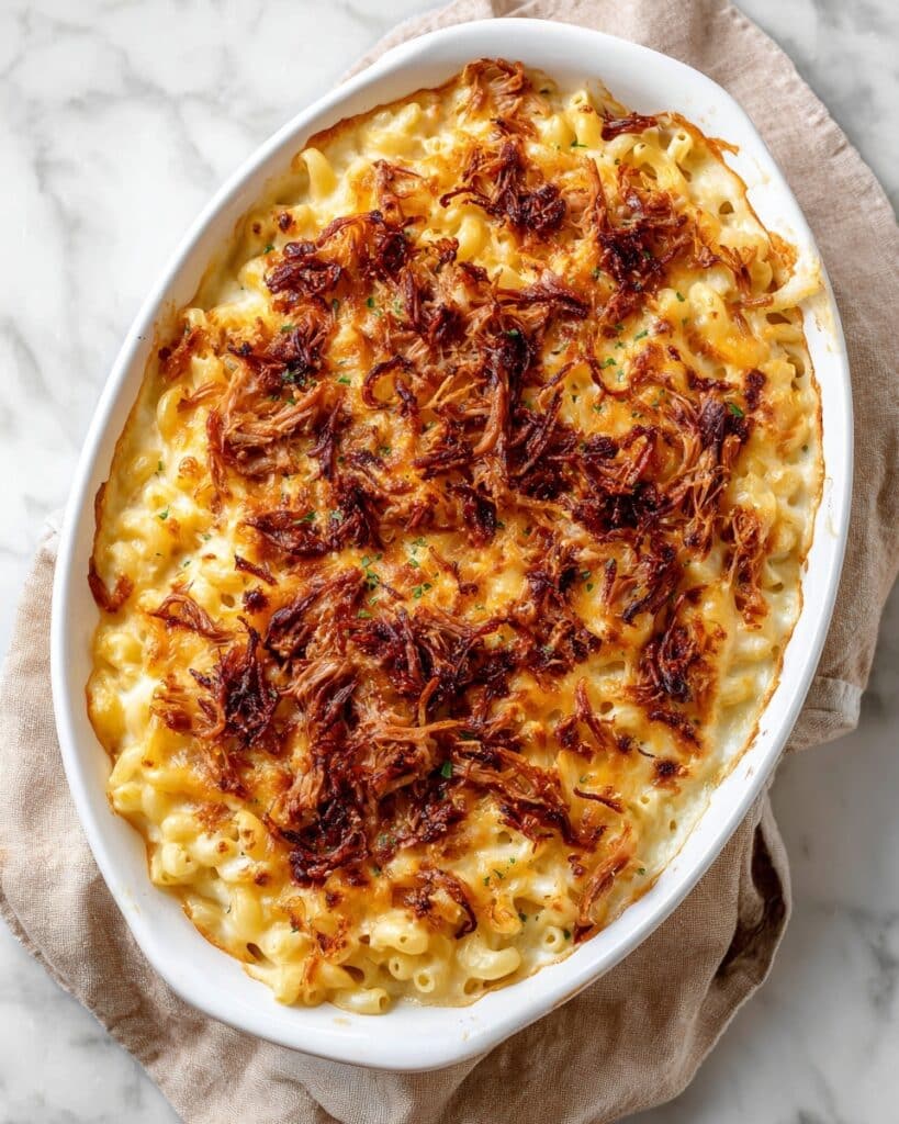 Decadent BBQ Pulled Pork Mac and Cheese Recipe