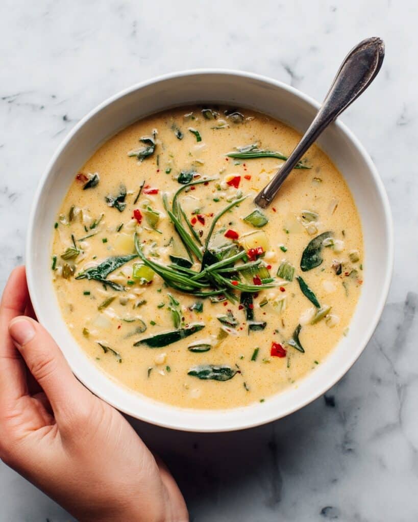 Creamy Italian Quinoa Soup Recipe