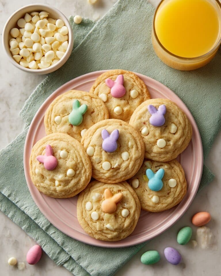 Easter M&M Bunny Cookies Recipe