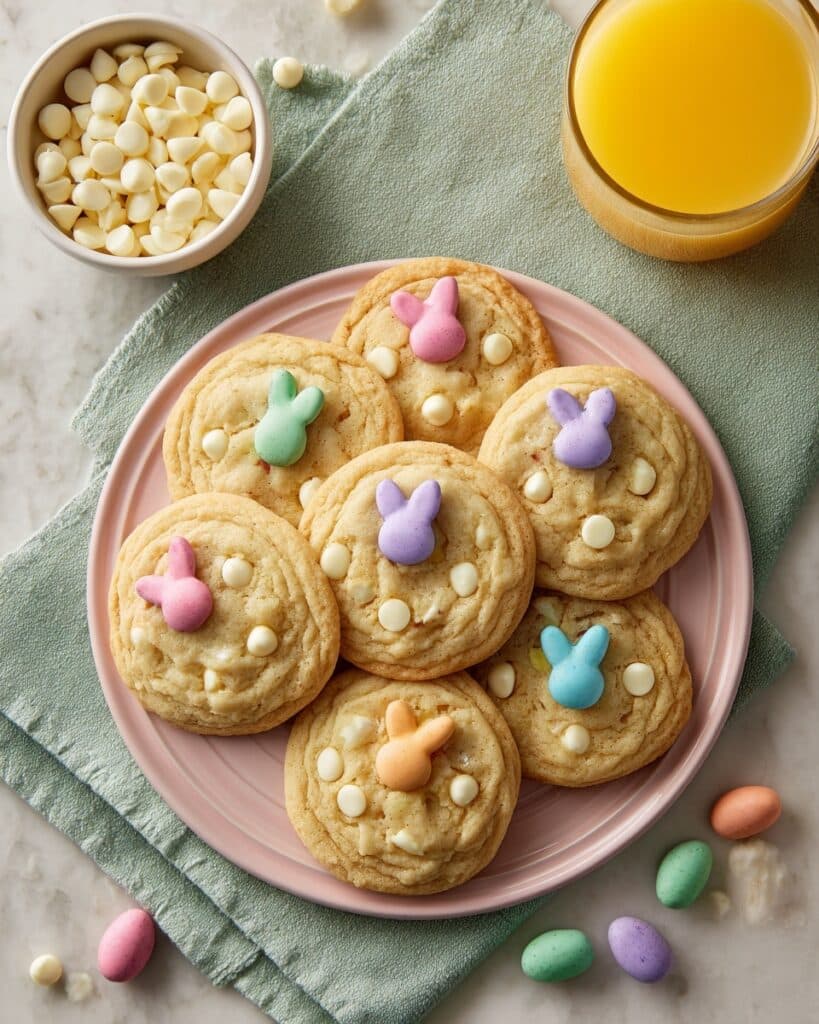 Easter M&M Bunny Cookies Recipe