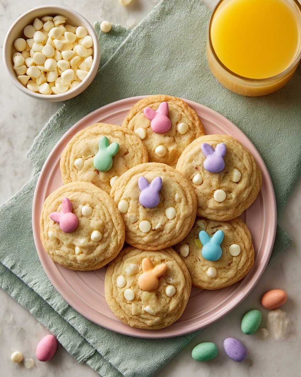 Easter M&M Bunny Cookies Recipe