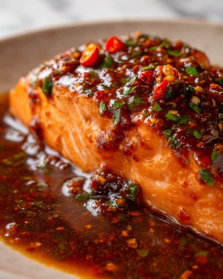 Honey Garlic Glazed Salmon Recipe