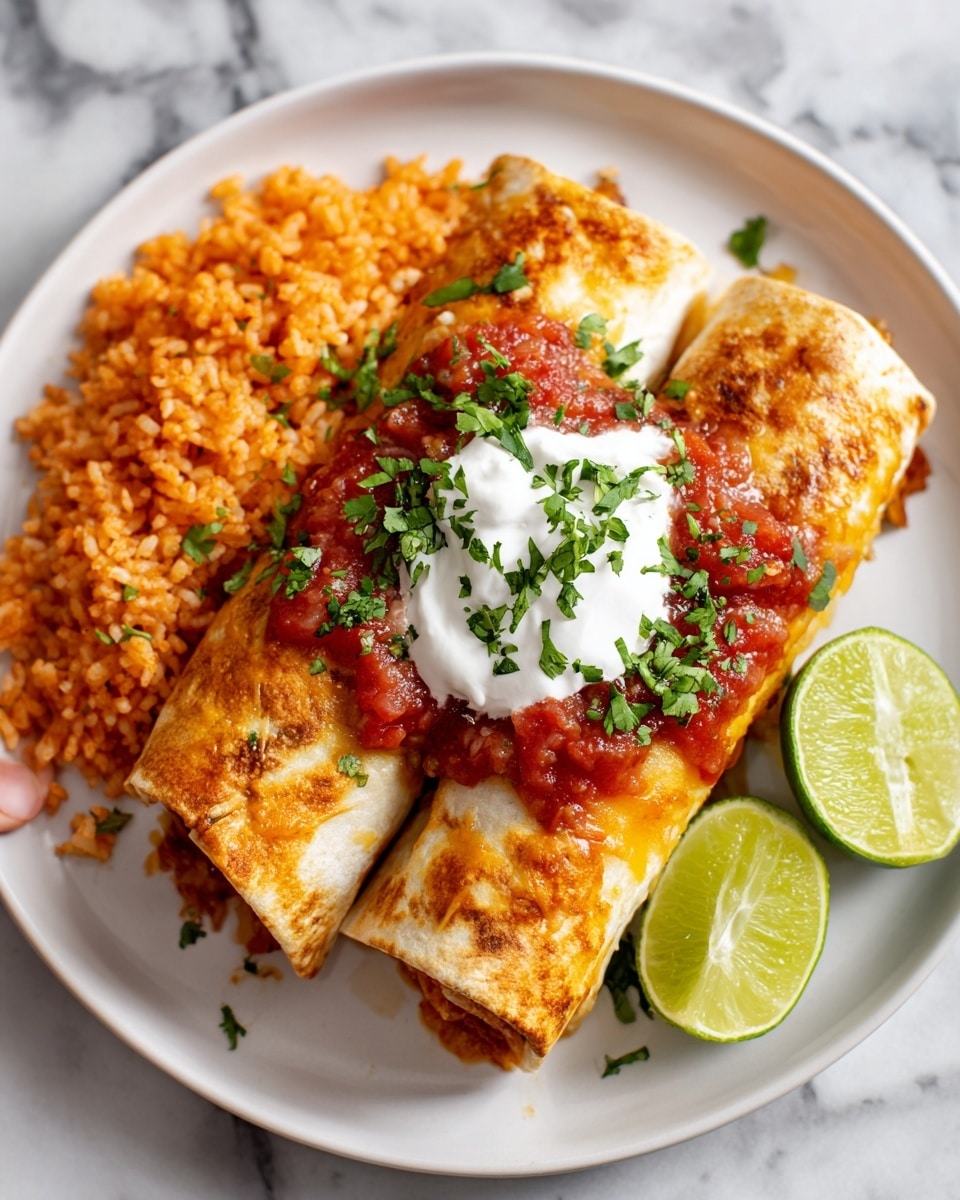 Crispy Chicken Chimichangas Recipe