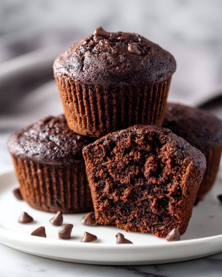 Ultra Moist Chocolate Zucchini Muffins Recipe