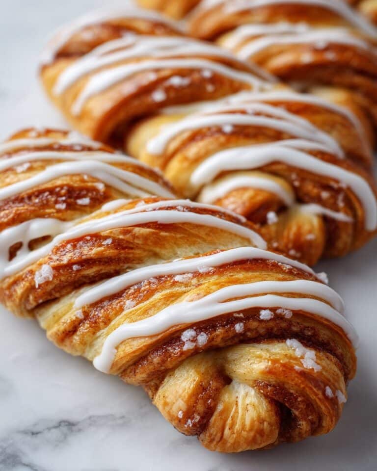 Cinnamon Roll Bread Twists Recipe