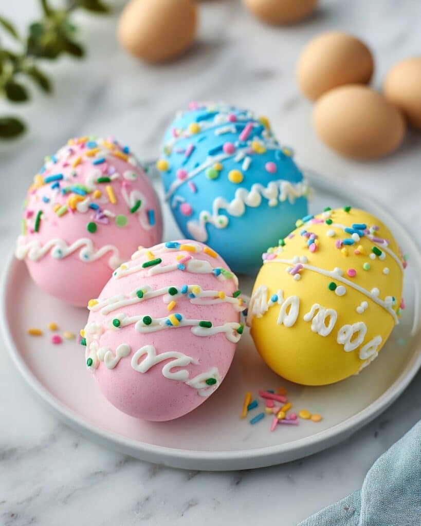 No-Bake Cookie Dough Easter Eggs Recipe