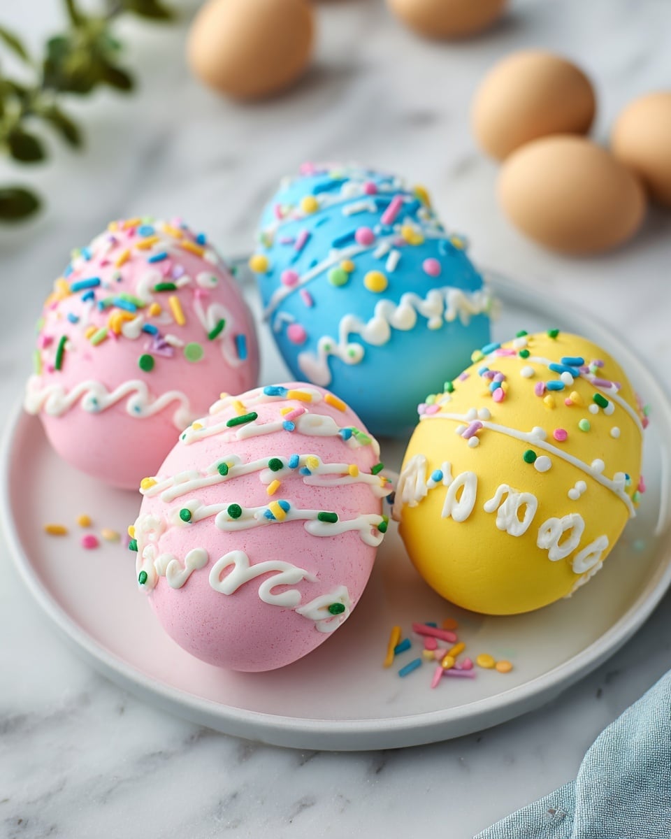 No-Bake Cookie Dough Easter Eggs Recipe