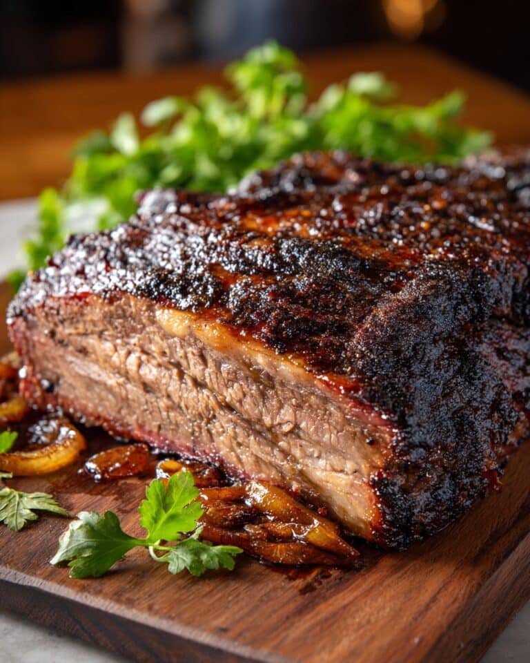 Slow Cooker BBQ Brisket Recipe