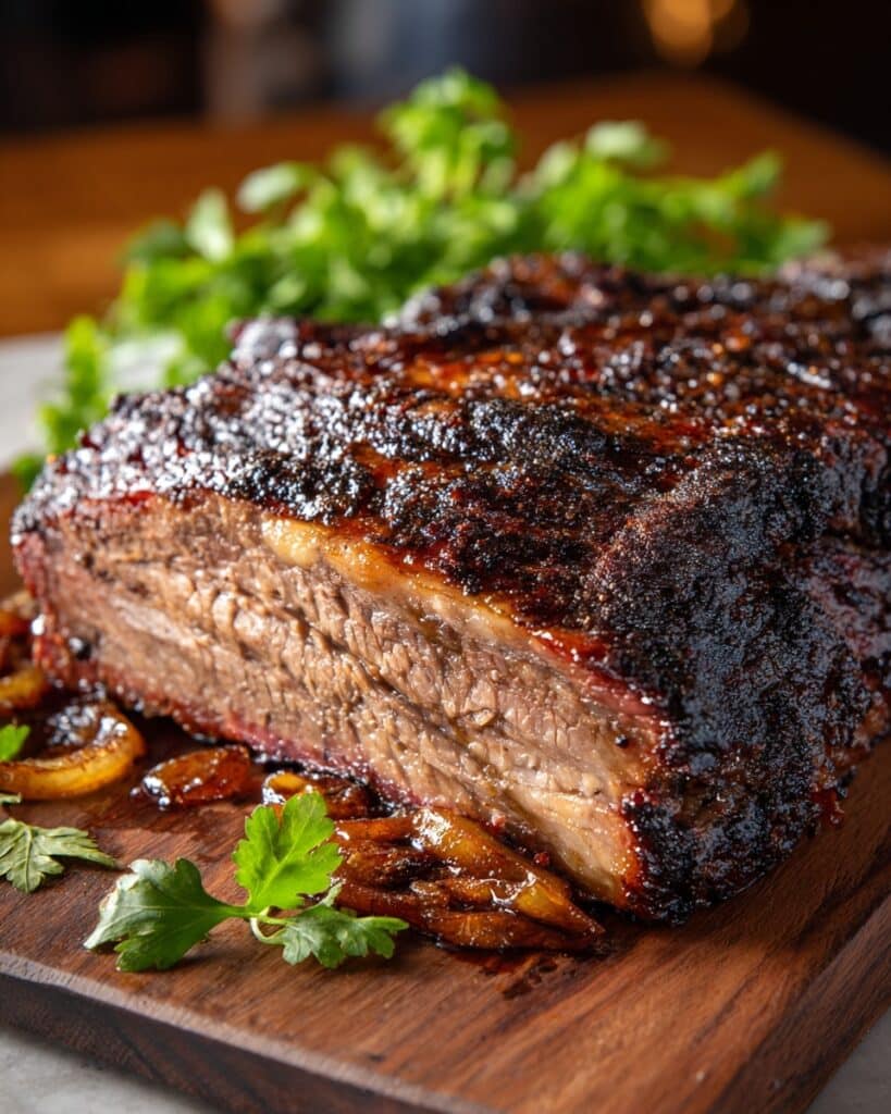 Slow Cooker BBQ Brisket Recipe