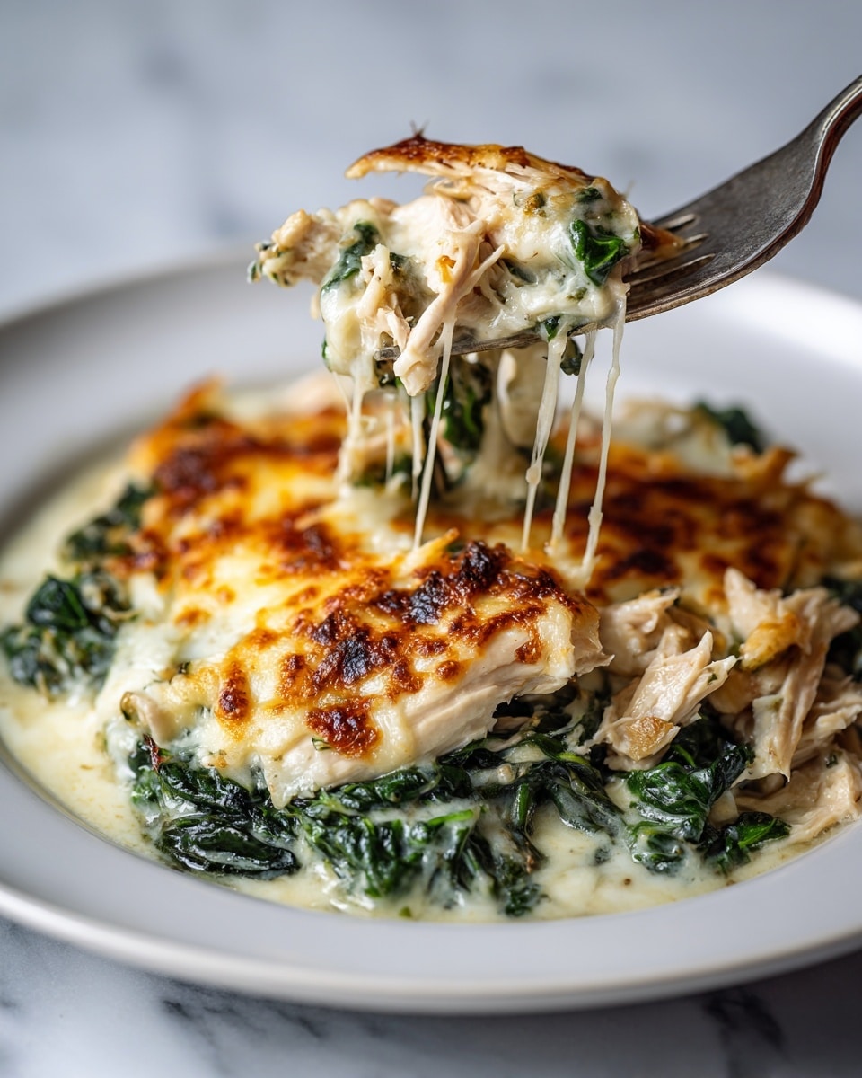 Classic Creamy Chicken and Spinach Casserole Recipe