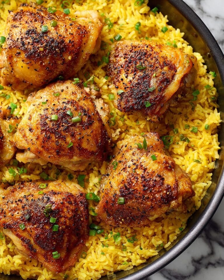 Easy One Pan Chicken and Yellow Rice Recipe