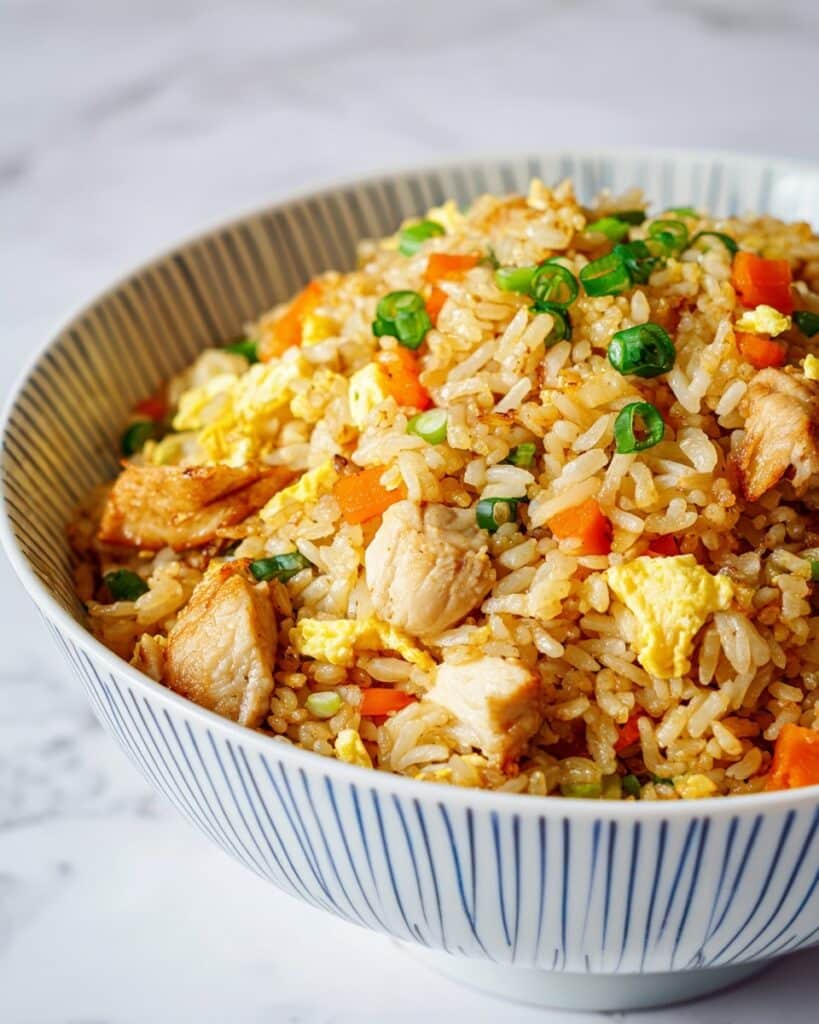 Easy Hibachi Style Chicken Fried Rice Recipe