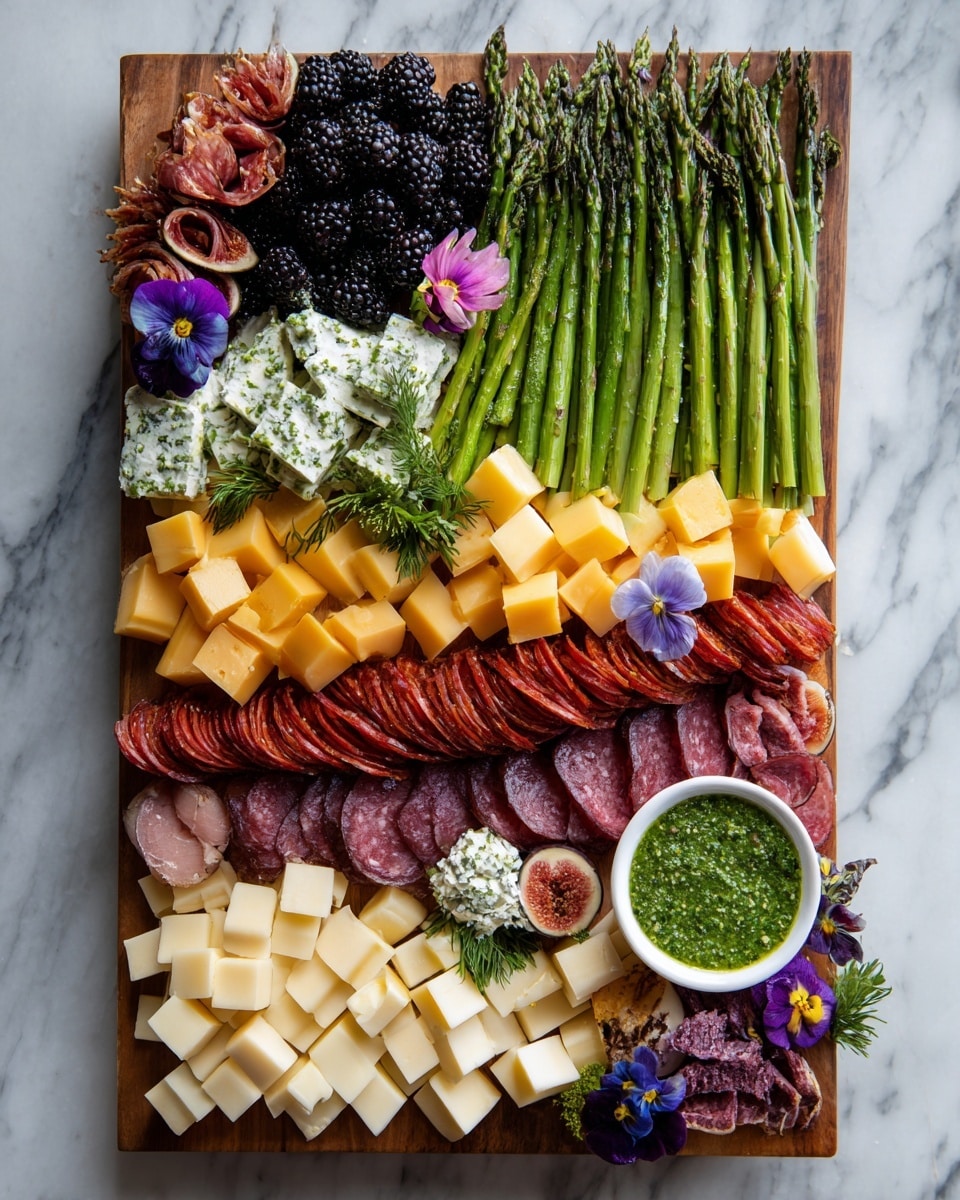 Perfect Pastel Spring Garden Charcuterie Board Recipe