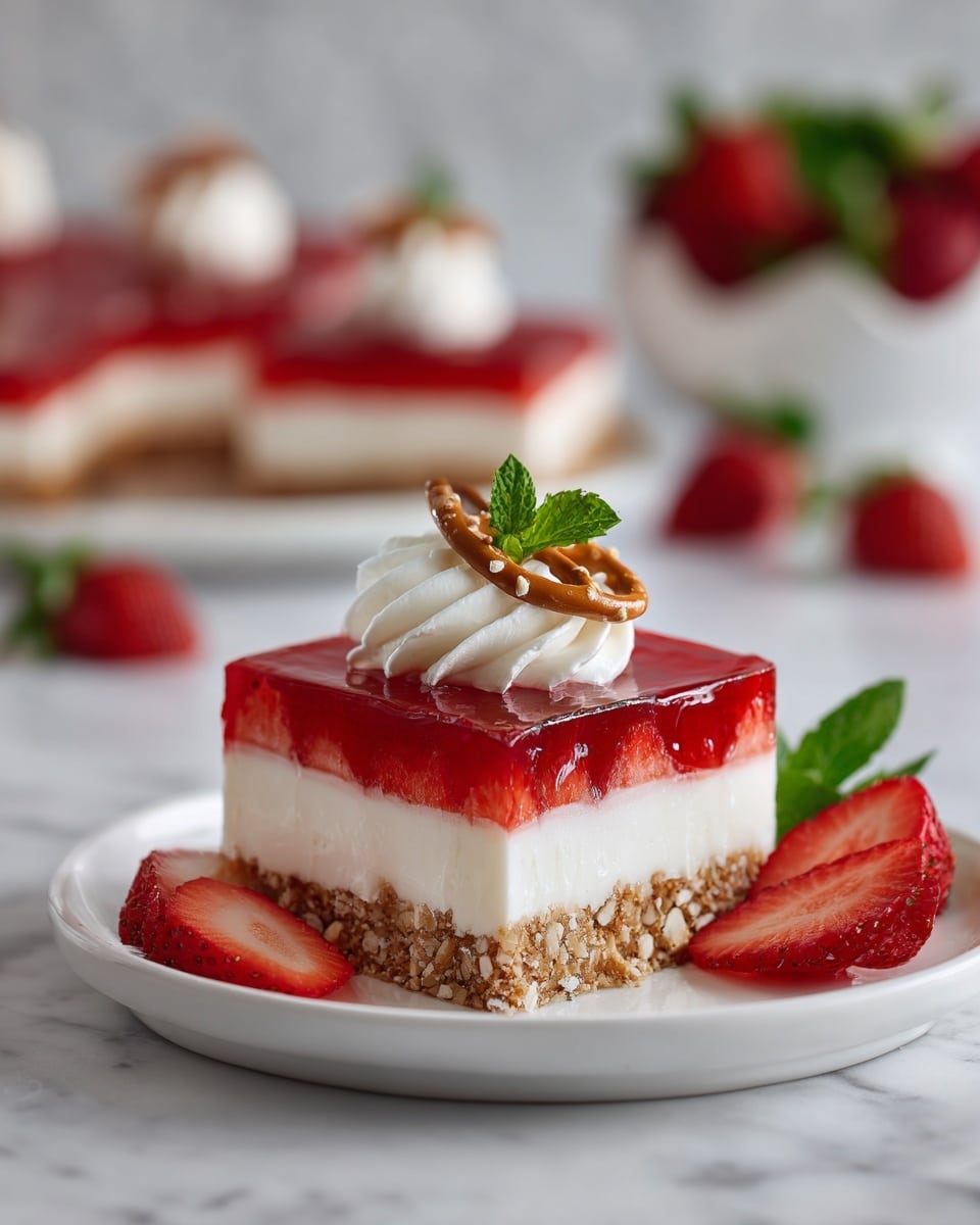 Strawberry Pretzel Salad Recipe