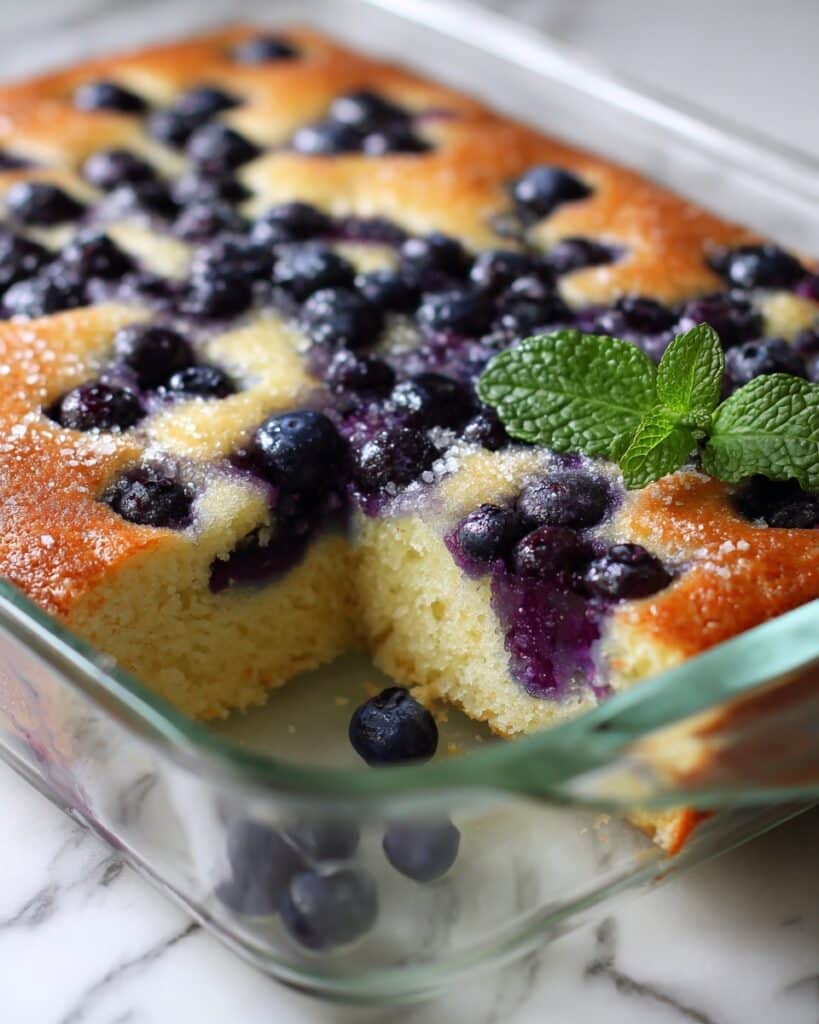 Easy Overnight Blueberry Pancake Casserole Recipe