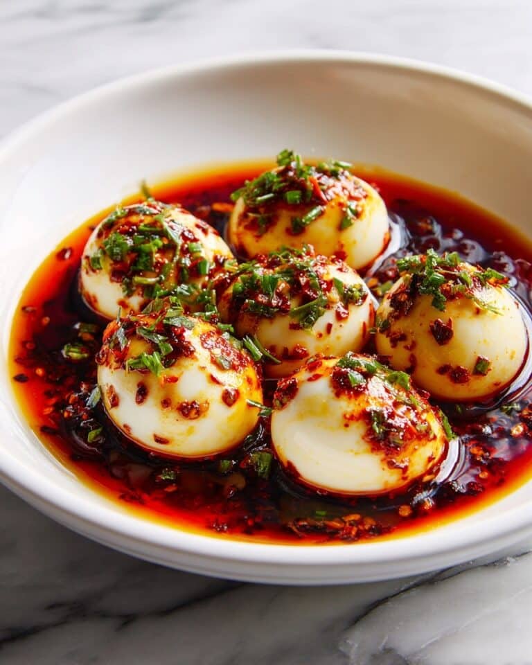 Spicy Asian Chili Oil Eggs Recipe