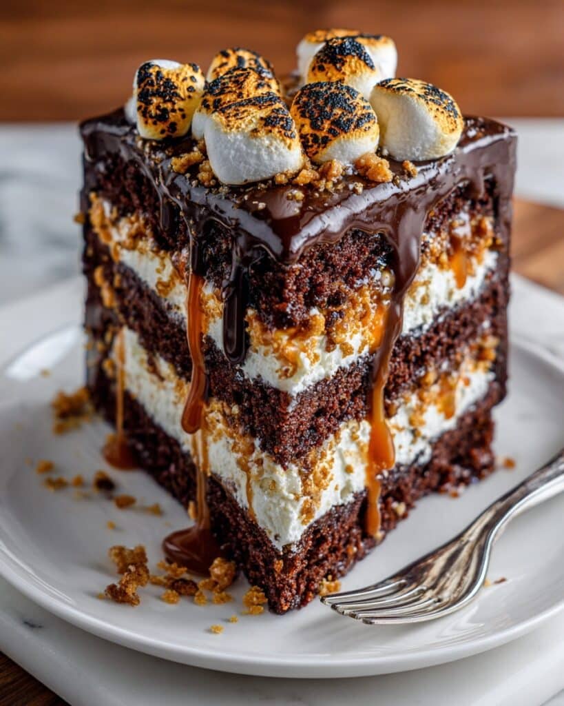 Ultimate S’mores Layer Cake Recipe