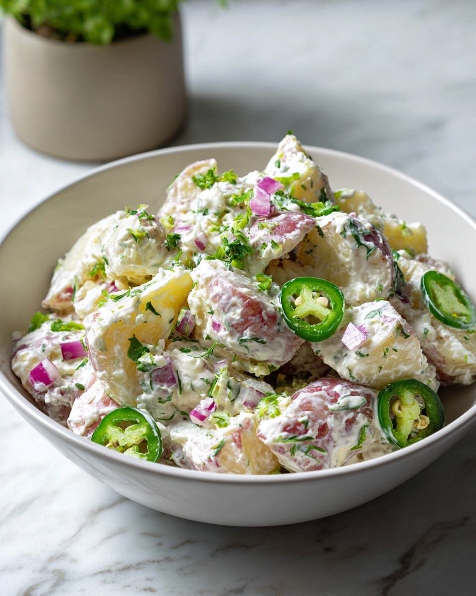 Amazing Spicy Jalapeno Potato Salad Recipe