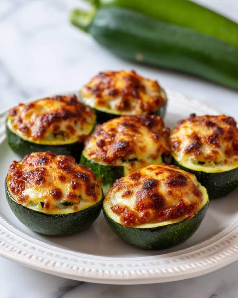 Greek Stuffed Zucchini Boats Recipe