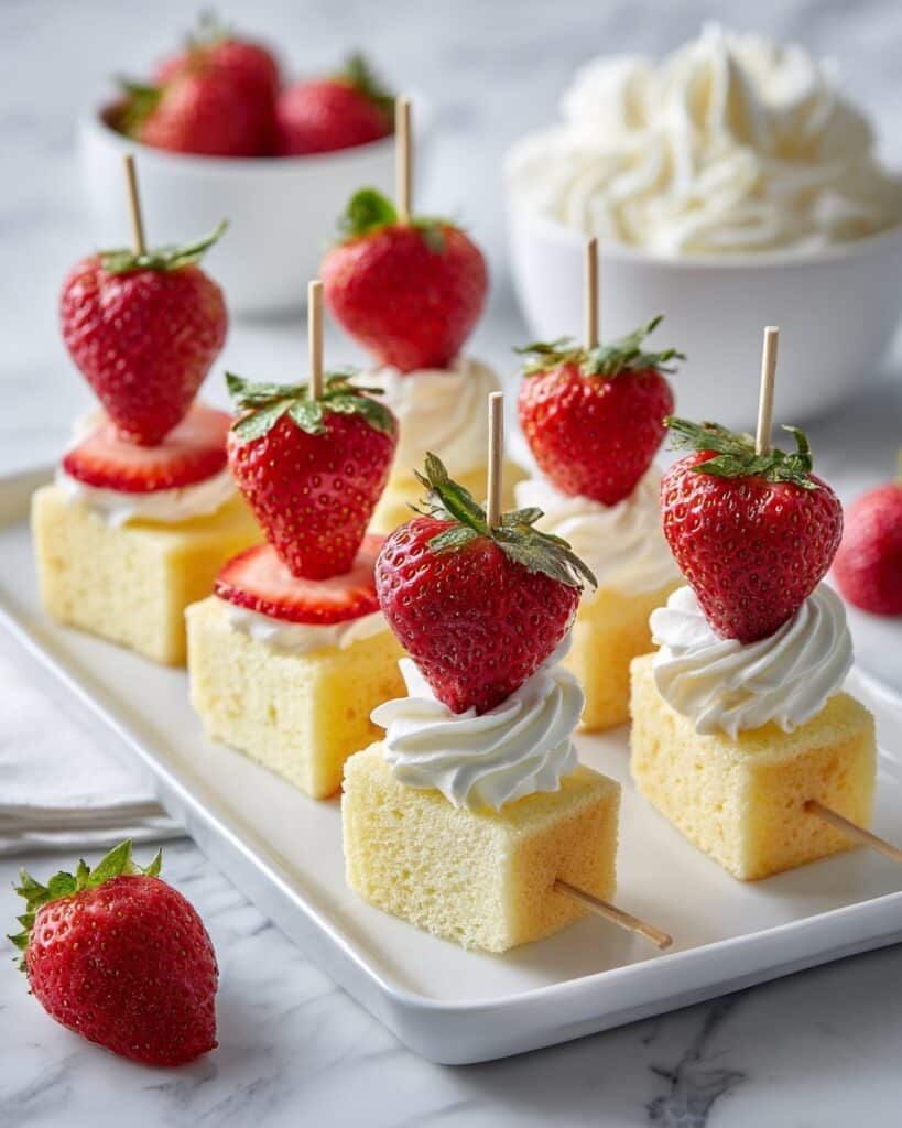 Strawberry Shortcake Kabobs Recipe