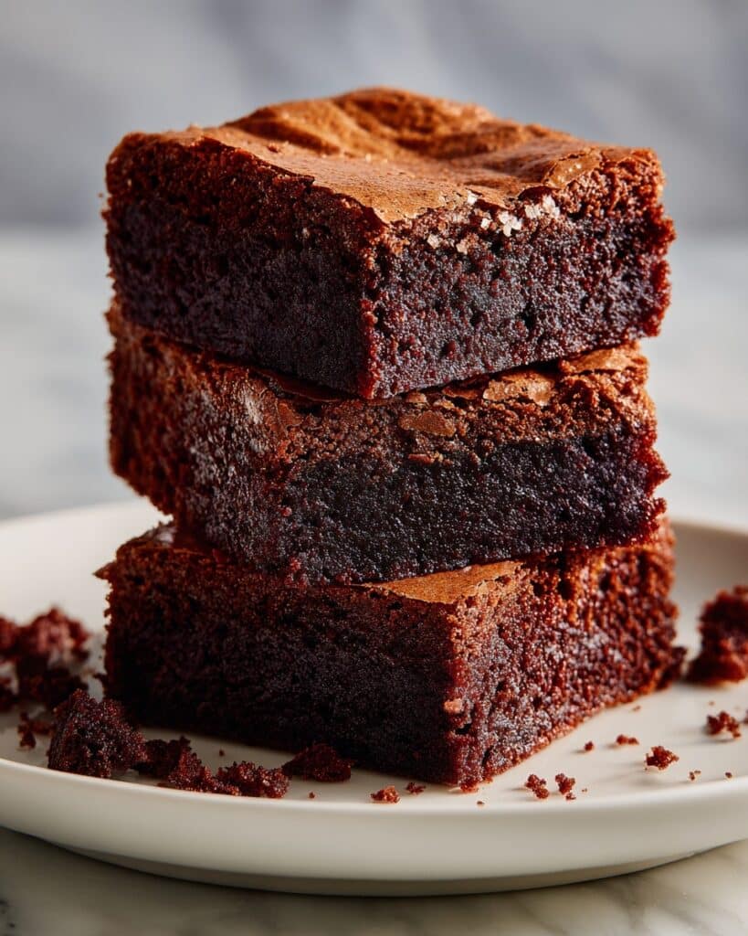 Protein Cottage Cheese Flourless Brownies Recipe