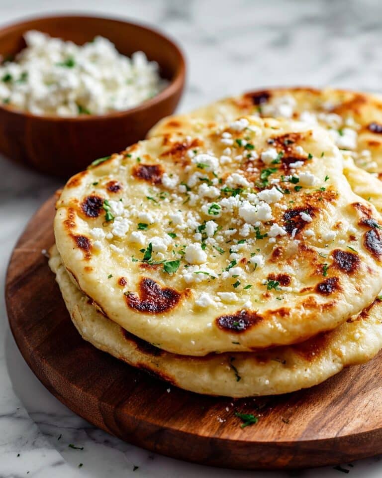 Easy 2-Ingredient Cottage Cheese Flatbread Recipe