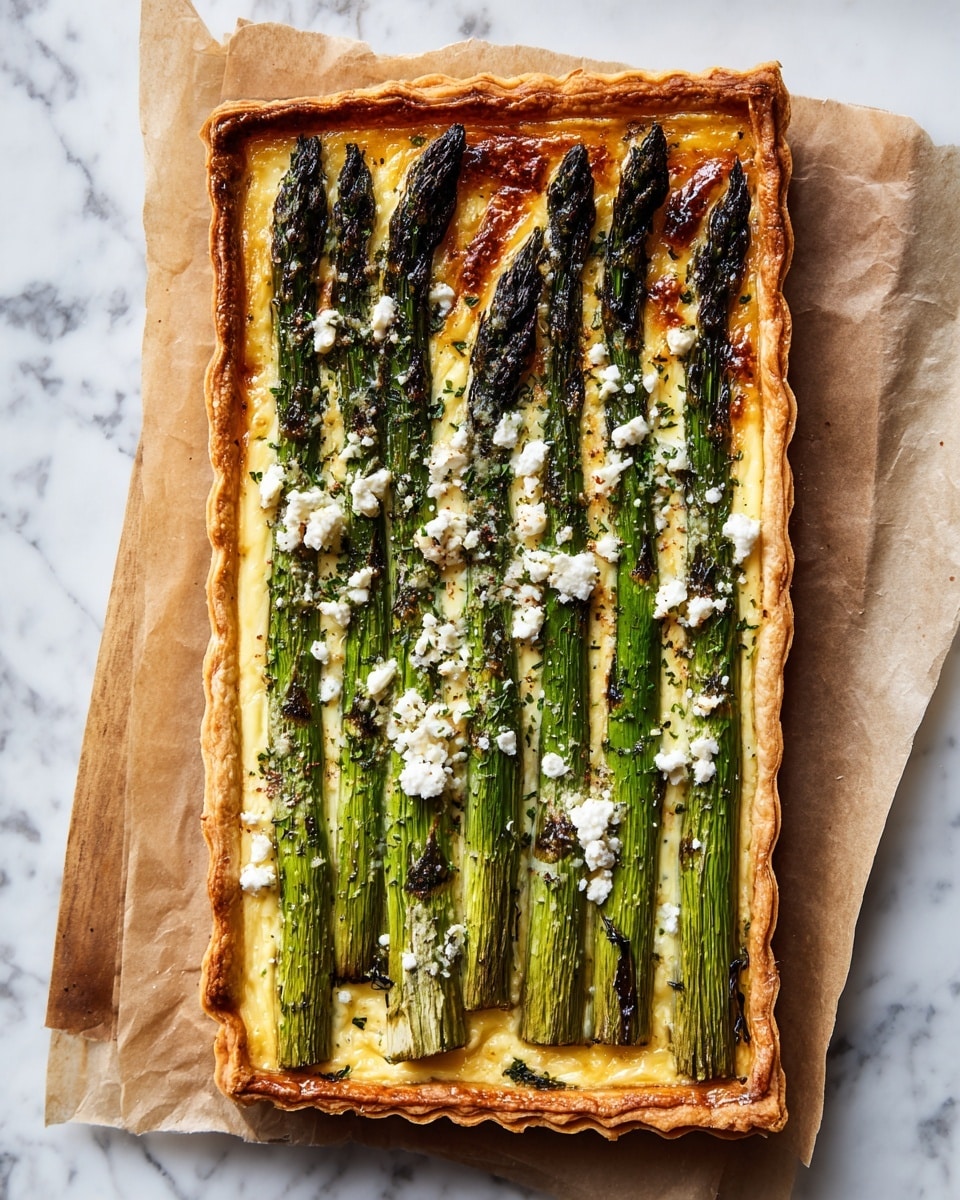 Asparagus and Goat Cheese Tart Recipe