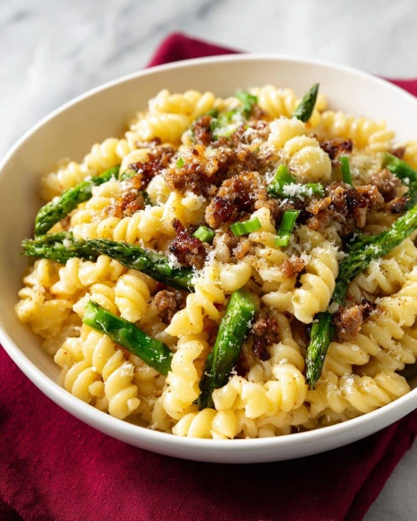 Easy Sausage Asparagus Pasta Recipe